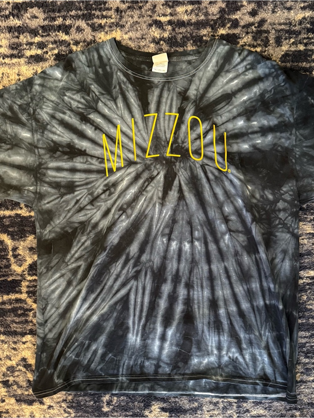 Mizzou Men's Tie-Dye Short Sleeve Tee